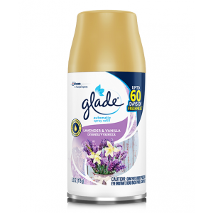 GLADE LAVENDER VANILLA AUTOMATIC REFILL SPRAY LASTS UP TO 60 DAYS 269 ML